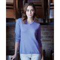 Weatherproof Vintage Ladies' Cotton Cashmere V Neck Sweater